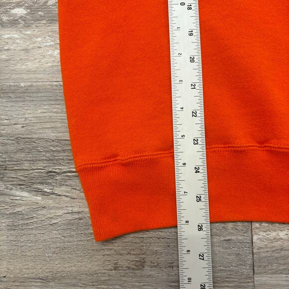 Vintage 90s Russell Athletic Tiger Cheerleader Orange Womens L Sweatshirt School - Picture 6 of 7